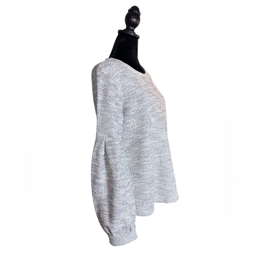 Style&co Women’s Neutral Lurey Puff Sleeve Sweater Size Small - Picture 5 of 12